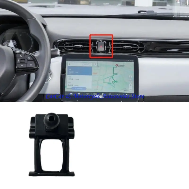 

Держатель автомобильного телефона G5AD Buckle Base Rack Air Outlet Navigation поддерживает фиксированный кронштейн