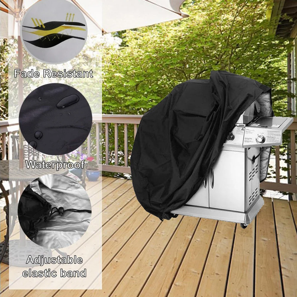 Bbq Barbecue Grill Cover Waterproof Cover Multi-Functional Dust And Waterproof Protective Cover For Barbecue Grills