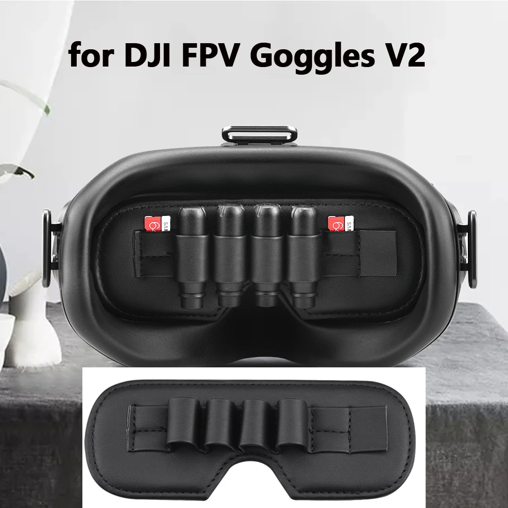 Lens Protector Storage For DJI Avata/FPV Goggles V2 Pad Dust Plug Antenna Protection Cover XT60 Power Cable Battery Holder