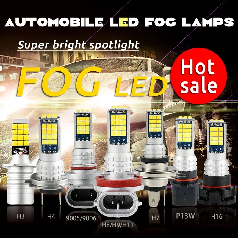 2PCS H1 H3 Led Fog … - image
