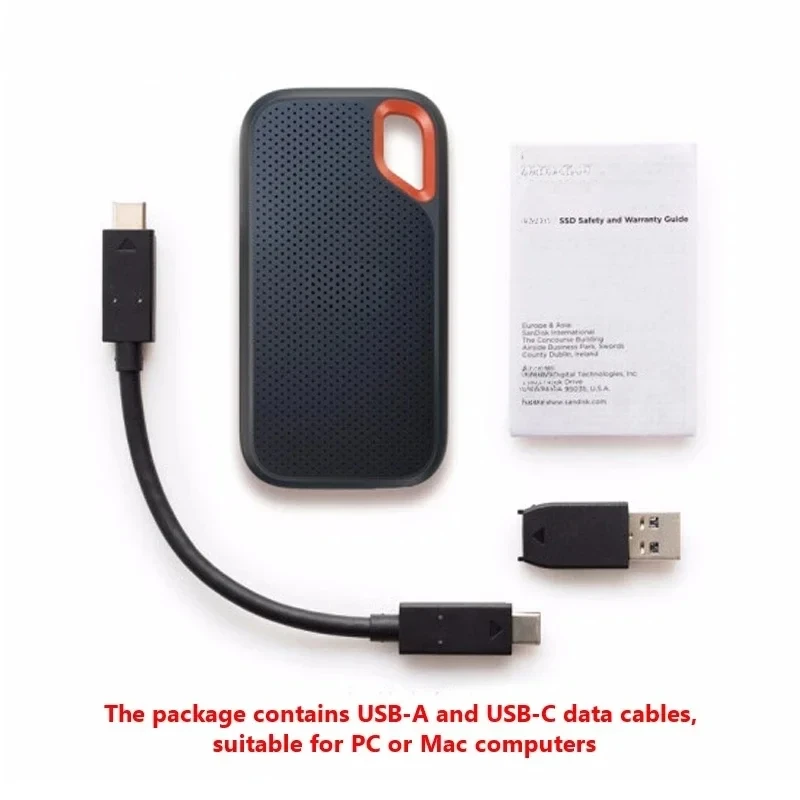 Unità a stato solido esterna E61 USB 3.2 Gen 2 4TB 2TB 1TB 500GB SSD portatile estremo Tipo C Disco di archiviazione Mobile per PC