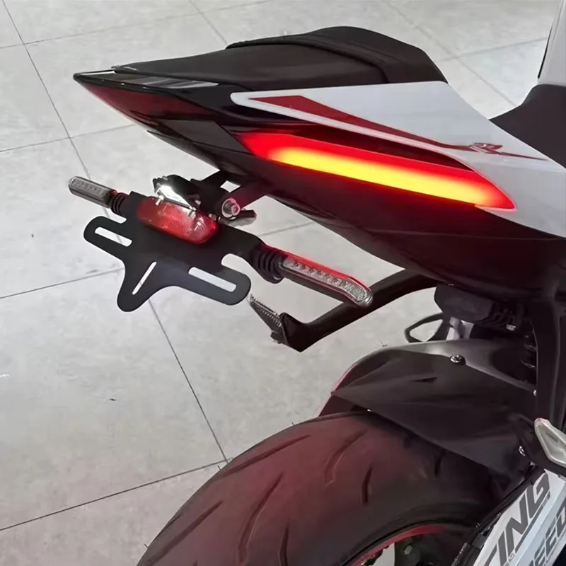 Motorcycle Modified Foldable Short Tail License Plate Frame Rear License Plate Frame Accessories FOR ZONTES 703RR 703-RR