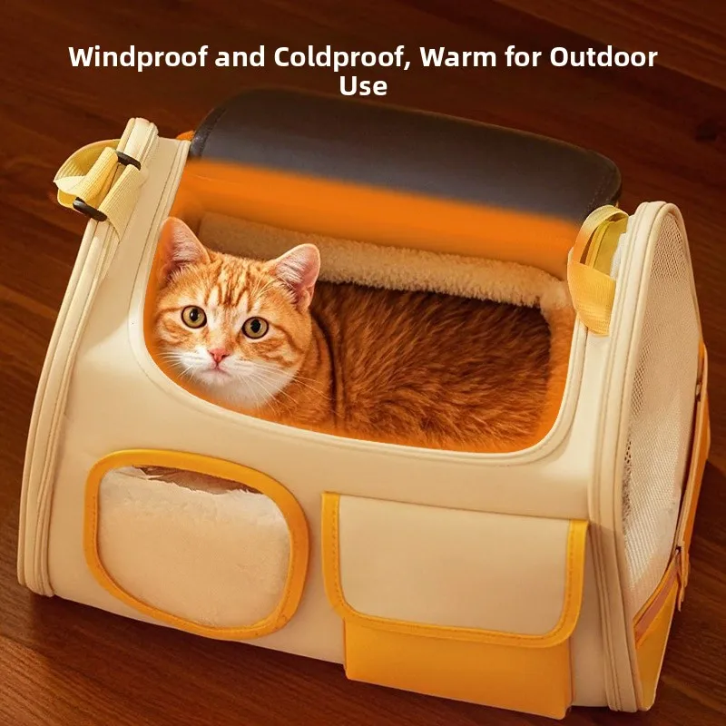 

Warm Portable Bag Lightweight Single Shoulder Handbag for Outdoor Pet Dog Bag Large Capacity Autumn Winter Pet Supplies
