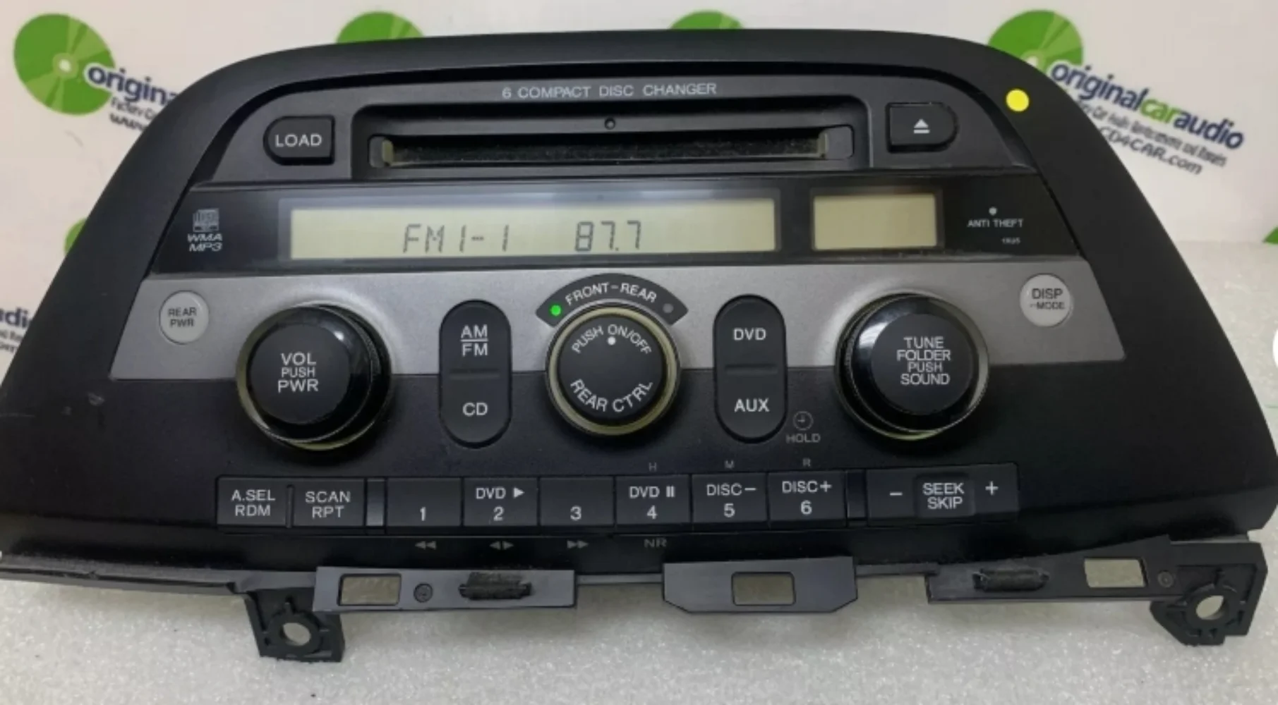 

08 09 2010 ODYSSEY Radio MP3 DVD AUX 6 DISC CD PLAYER 1XU5