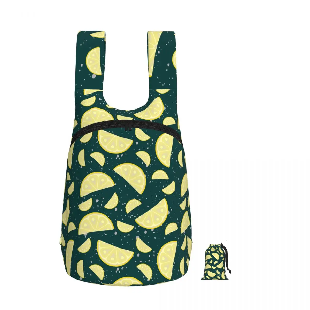 

Lemon Slice Summer Print Backpack Student Storage BookBag Kids School Bag Laptop Shoulder Bags for Boys Girls