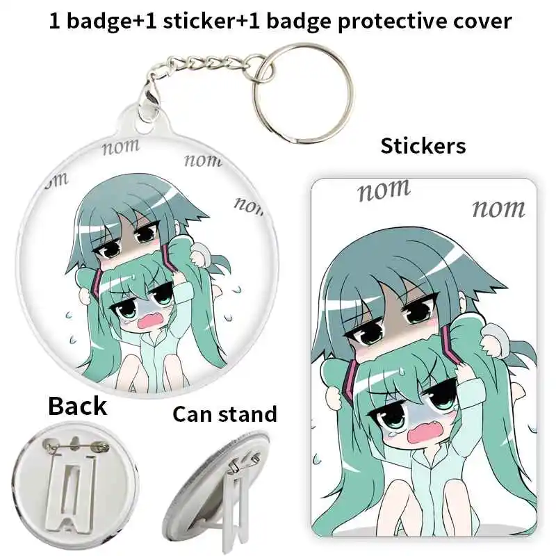 Saya no Uta The Song of Saya Anime characters Badge Brooch anchor Peripherals Pin Cosplayinsignias personalizables 75mm Cartoon