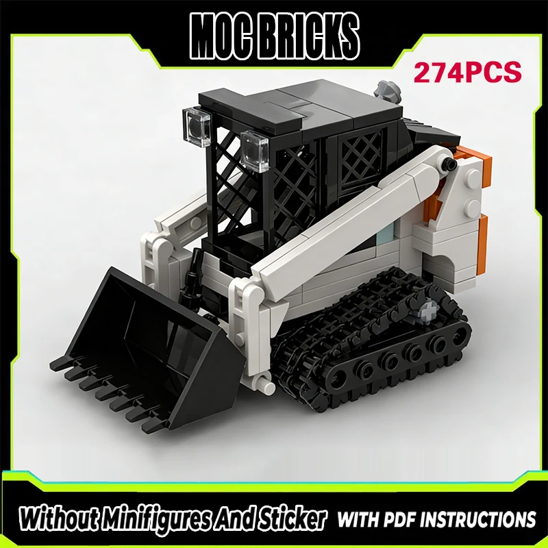 

Конструктор City Car Model MOC: Классический мини-погрузчик T450. Модульная технология. Подарки. Набор для сборки. Детские игрушки.