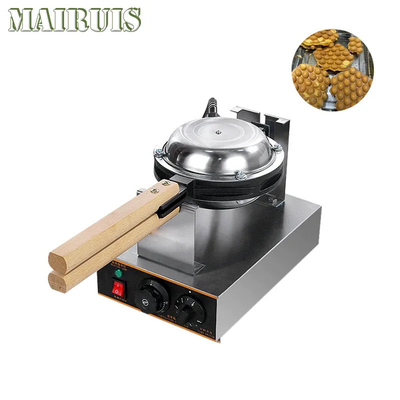 

110V/220V Electric Chinese Egg Bubble Waffle Maker Eggettes Puff Cake Iron Hongkong Egg Muffin Machine Oven Non-Stick Plate