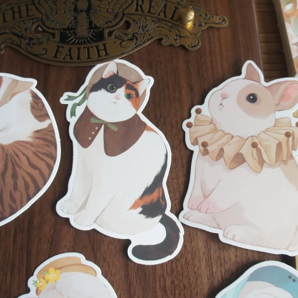 

15pcs Cute Rabbit Sheep Fox Cat Card As Scrapbooking Party Invitation Gift Card Message Postcard Greeting Card