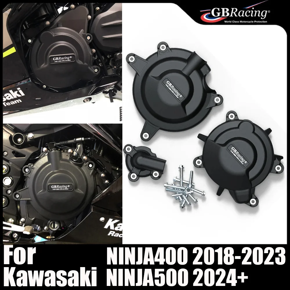

Ninja 400 Motorcycle Engine Protection Cover Set Case For Kawasaki NINJA 400 2018-2023 Ninja 500 2024 2025