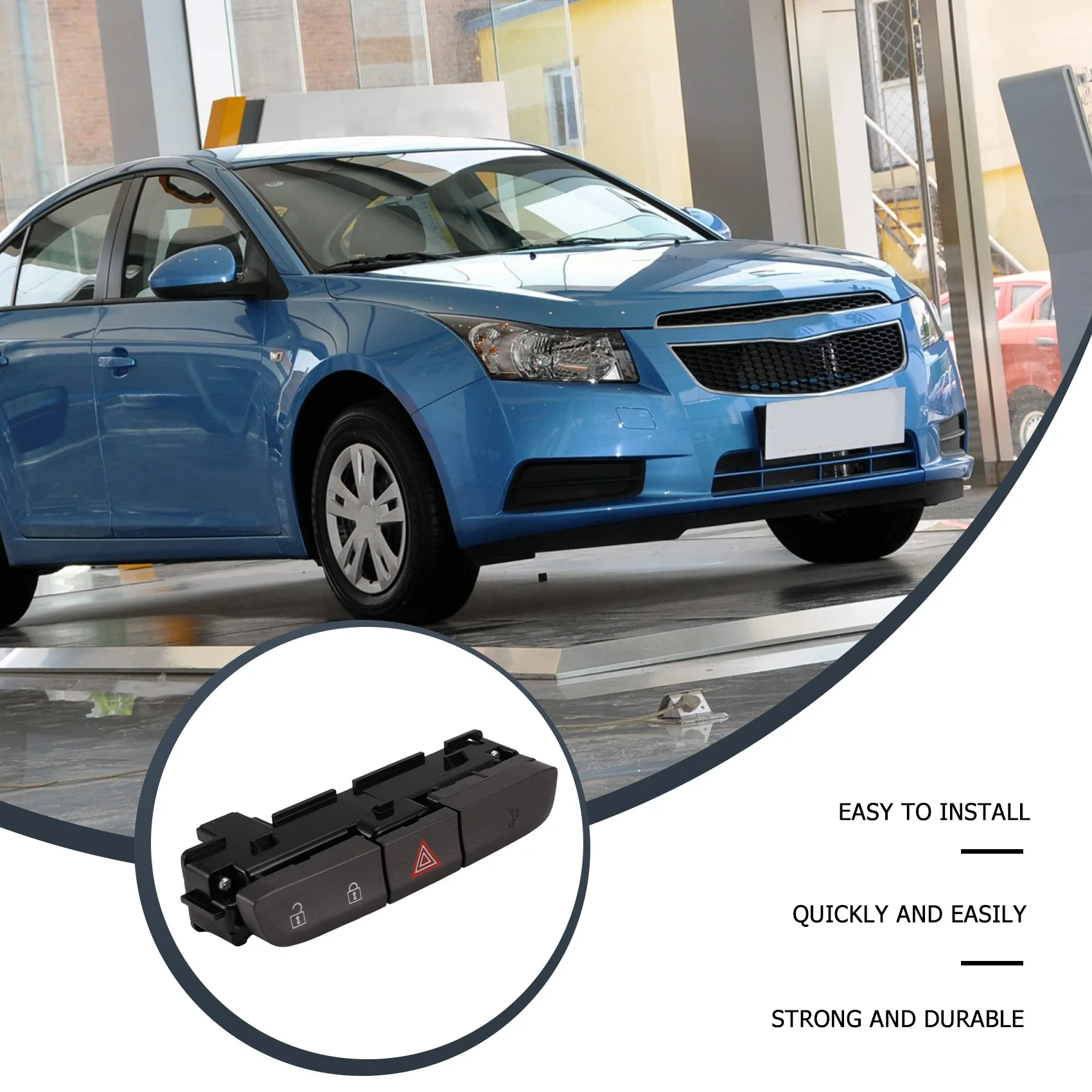 

Практичный 20902228 для Cruze 2010-2015 автомобильный аварийный выключатель, кнопка предупредительной лампы