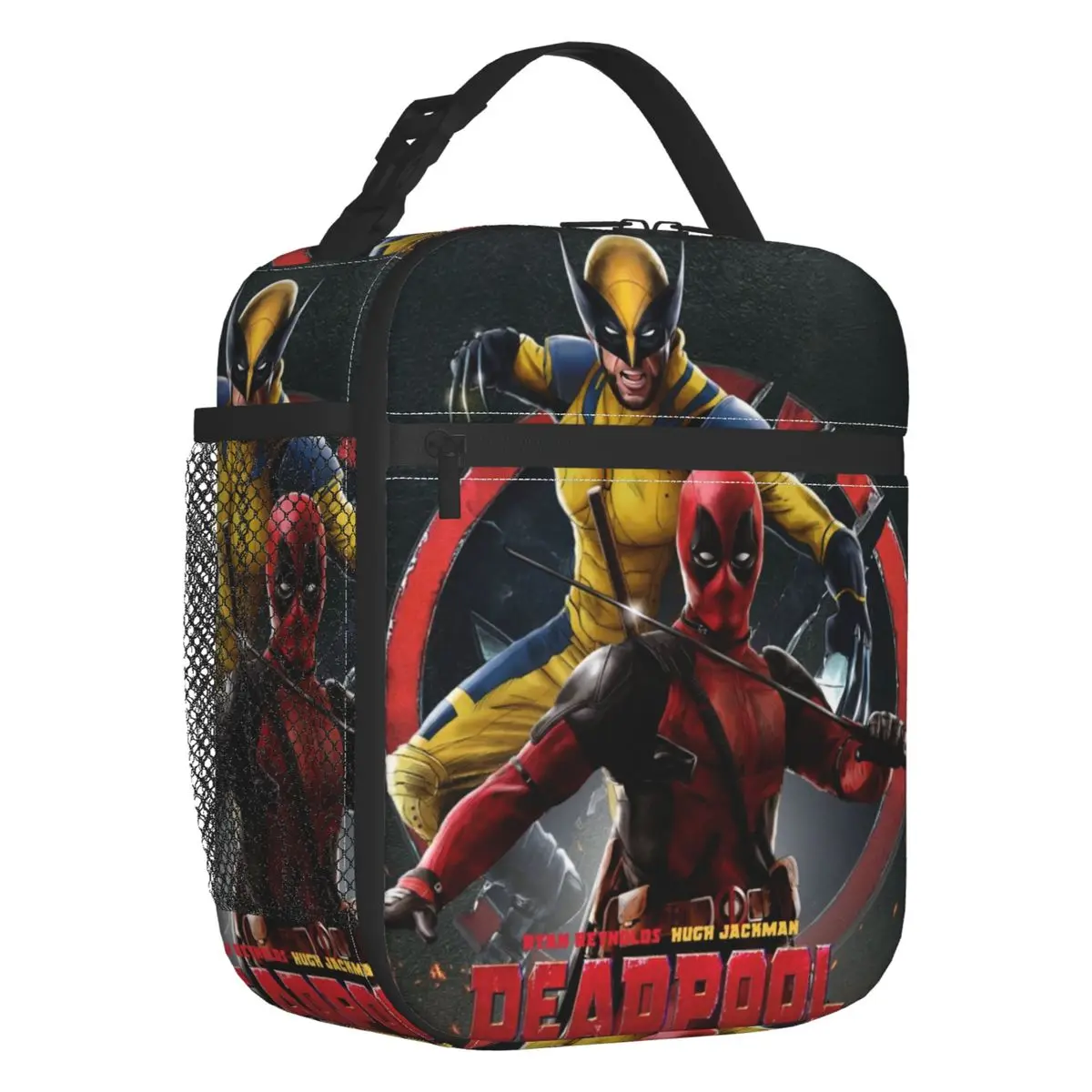 

Custom Wolverine Cool Superhero Resuable Lunch Boxes Classical Film Cooler Thermal Food Insulated Lunch Bag Kids School Children