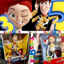 Genuine Disney Toy Story 20th Anniversary Cowboy Woody Jessie Pull Line Talk Interactive Buzz Lightyear Doll Kawaii Gifts Toys