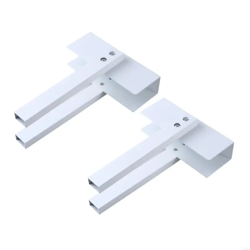 E5BE Childproof Double Door Safety Lock Metal Pantrys Lock Childproof Lock for Double Door Bifold Folding Door Closet Pantrys