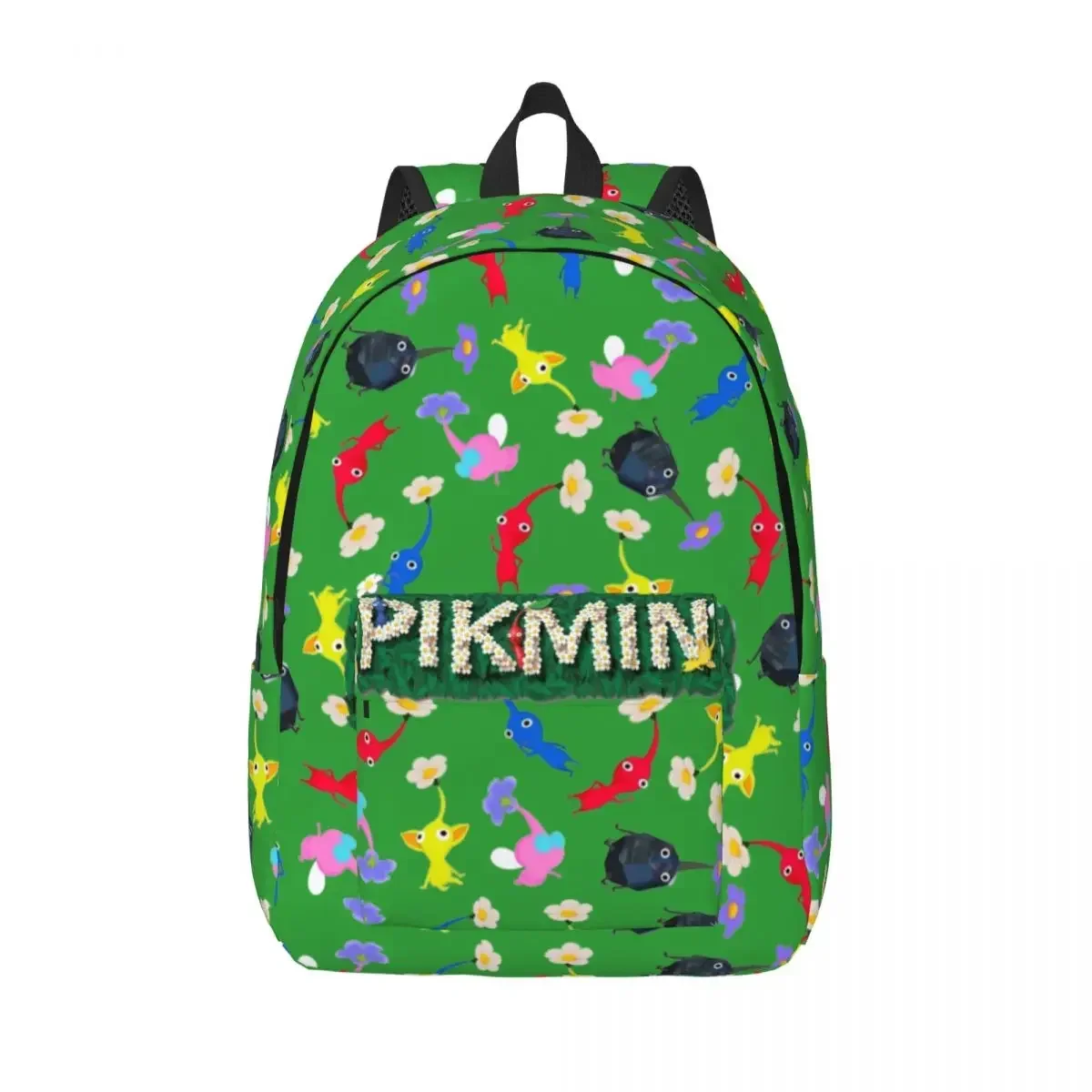 

Pikmin Logo Backpack for Kindergarten Primary School Student Bookbag Boy Girl Kids Daypack Outdoor