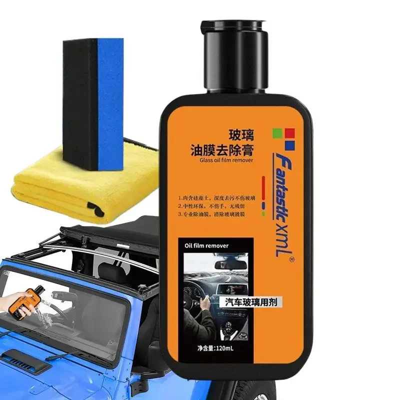 Car Glass Oil Film Removing Paste Car Window Oil Film Cleaner Windshield Coating Agent Car Glass Polishing For Autos