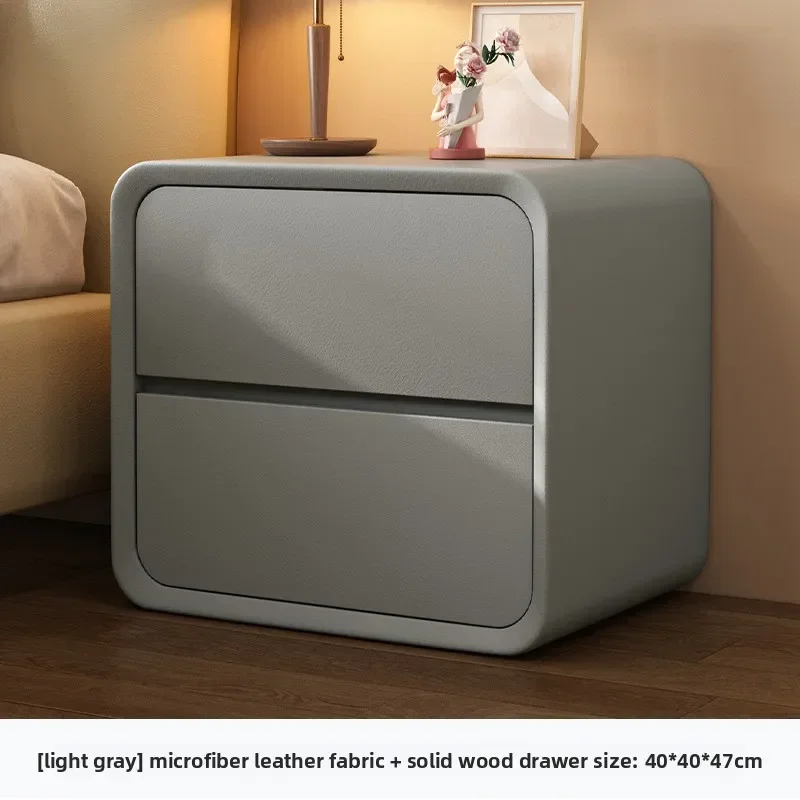 Bedside Bedside table Bedroom Multifunctional light luxury solid wood drawer Bedside cream wind storage Multifunctional cabinet Durable - Aliexpress Deal
