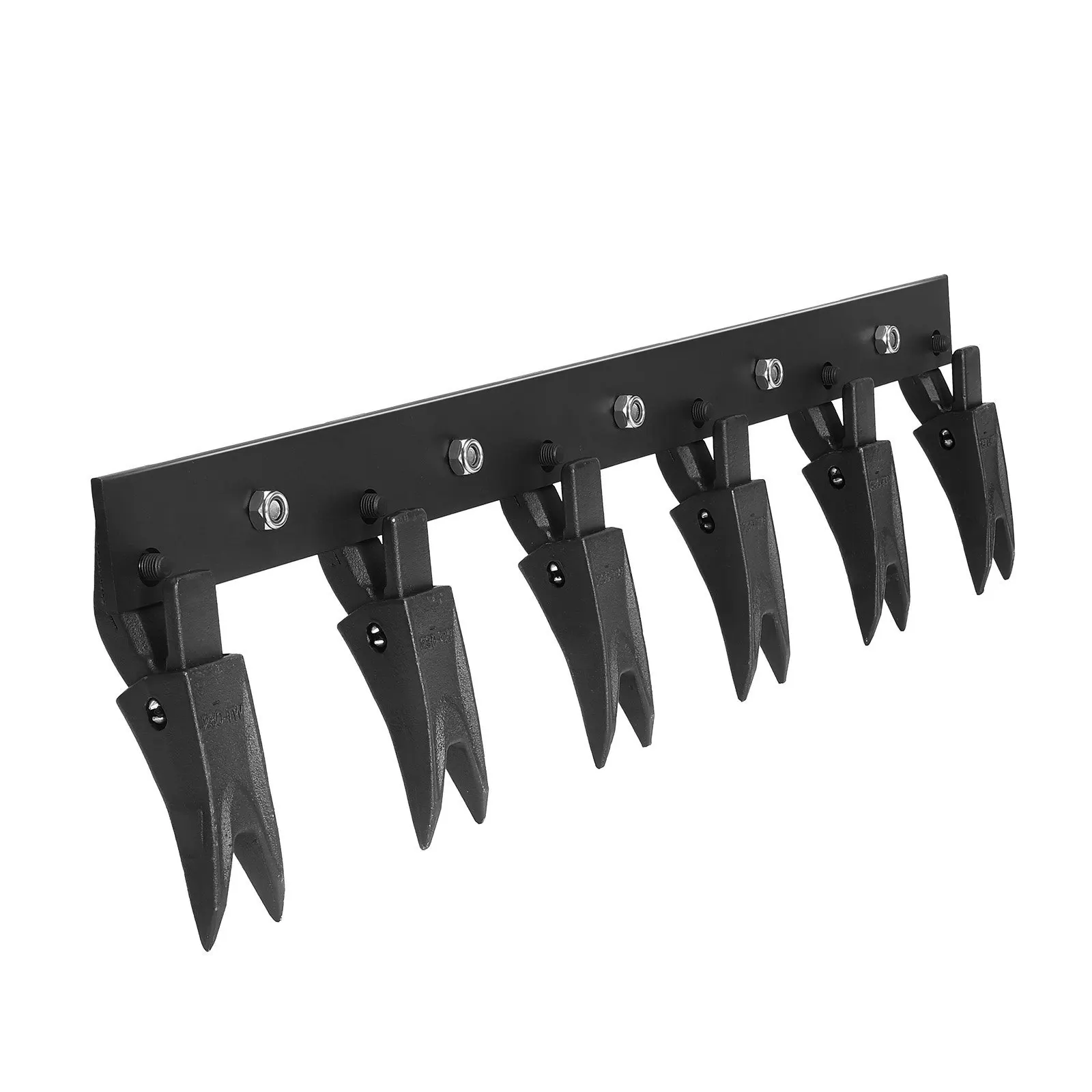 

Зубчатая балка для ковша, 45,2 дюйма, усиленная, 6 зубьев, для тракторов, погрузчиков и мини-погрузчиков, грузоподъемность 4560 фунтов, крепление на болтах