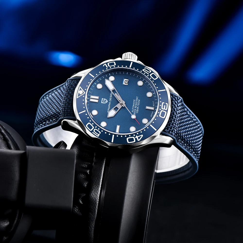PAGANI DESIGN Watches Top Luxury Diving Watch For Men Mechanical Men's Watch New Luminous Automatic Watch Calendar Sports Clock