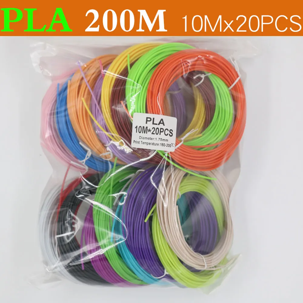 

3D Pen Special 1.75mm PLA Filament 3D Printing Material 3D Printer 20/30 Color Refills Modeling Stereoscopic No Pollution 200M