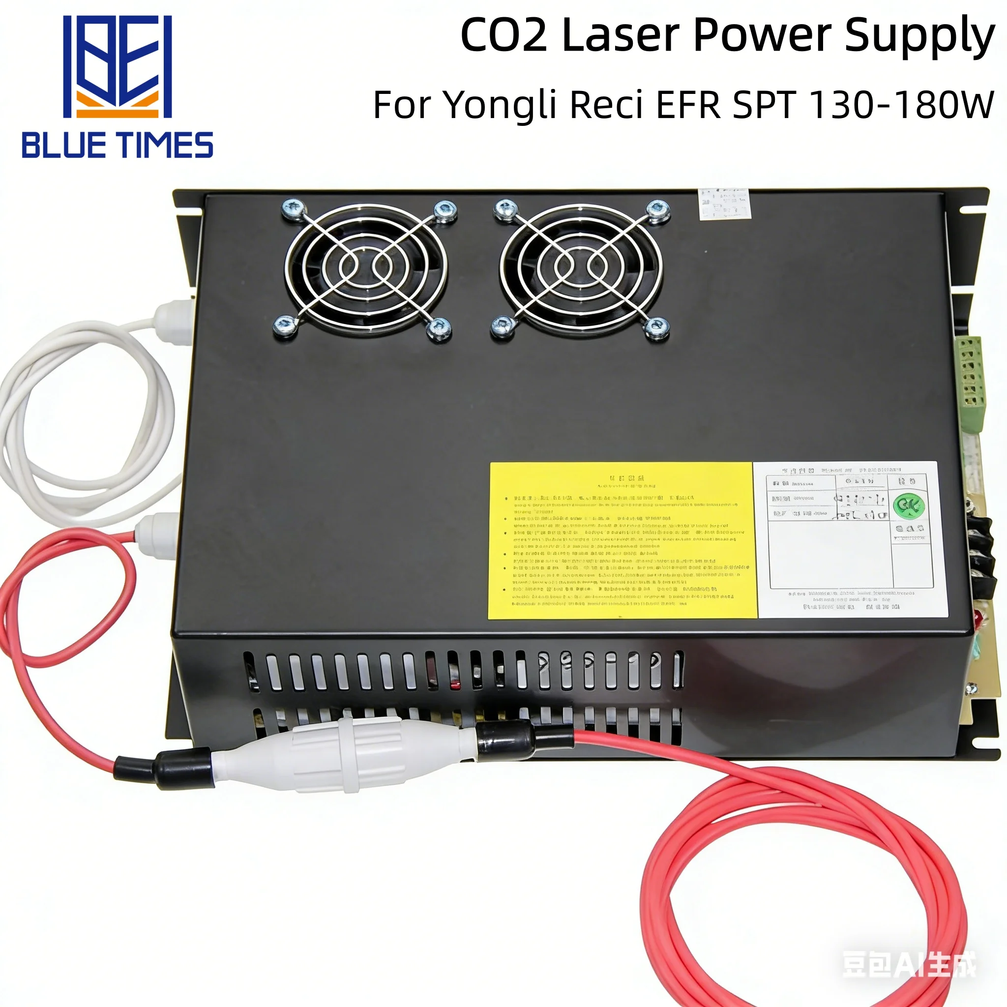 Bluetimes 130/150/160/180W CO2 Laser Power Supply Replacement for Reci EFR Yongli  CO2 Laser Engraving Cutting Machine Category
