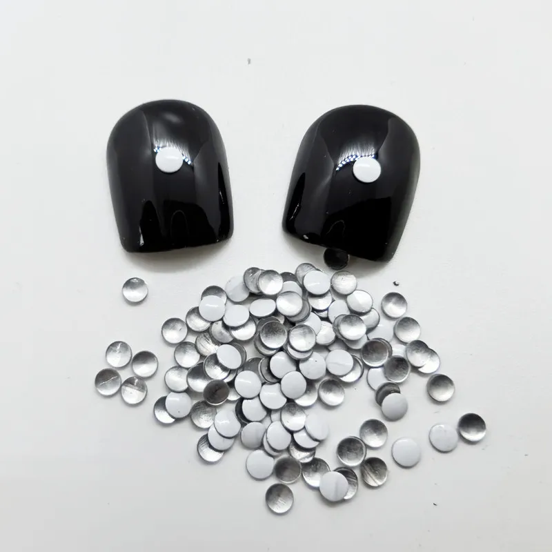 Nail Round Metal Stud 2.5MM Nail Art Accessories Glitter Decoration 144Pieces/Lot Flatback Pack Rhinestud