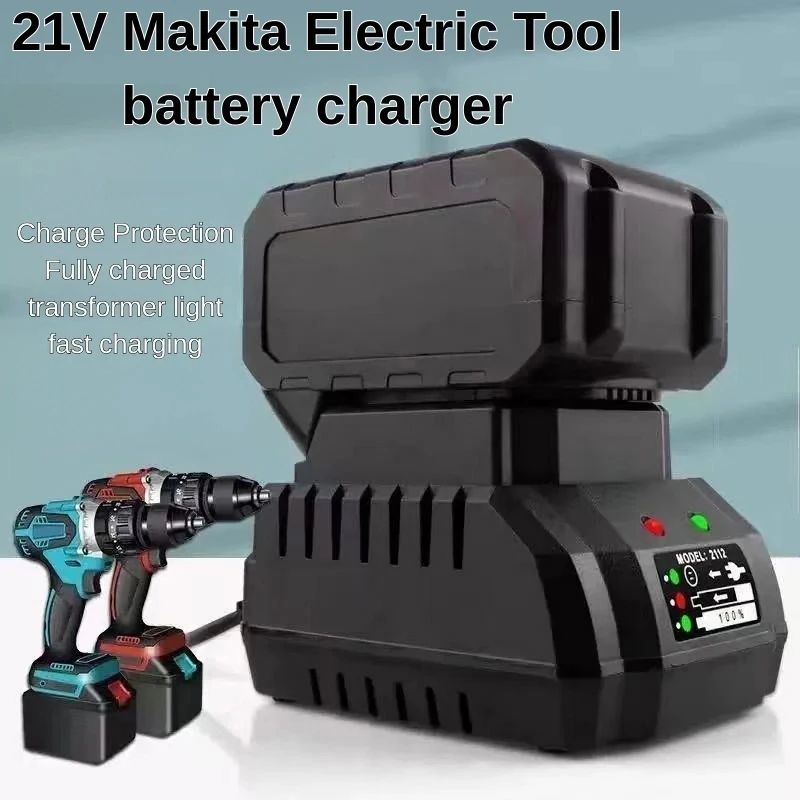For Makita 18V-21V Lithium Battery 9.0ah Fast Charging Safety Certified for Electric Drill/Driver