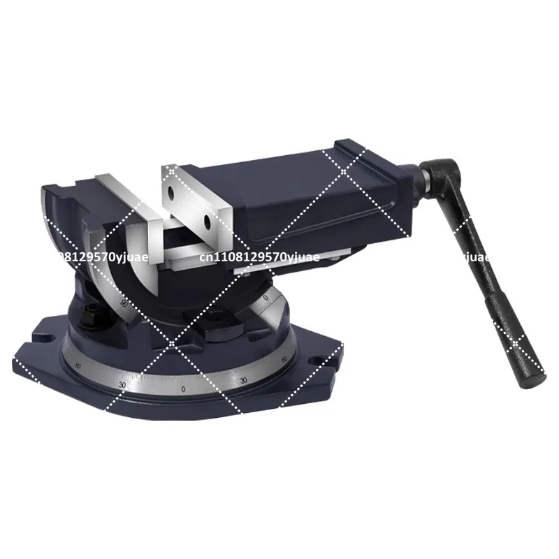 Heavy Duty Adjustable Flat Jaw Clamp 360 Degree Rotatable Machinist Vise for Milling Machine Precision Angle Vise
