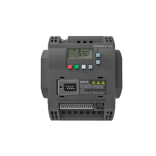 

47 63Hz 6SL3210-5BE13-7CV0 0.37 kW Rated Power with 150% Overload for Integrated Filter 2 AI 1 AQ