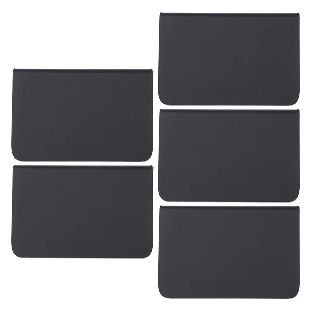 5Pcs Acrylic Mini Blackboard Sign Erasable Chalkboard Decor for Tabletop Wall Shelf Decoration Creative Message Board Home