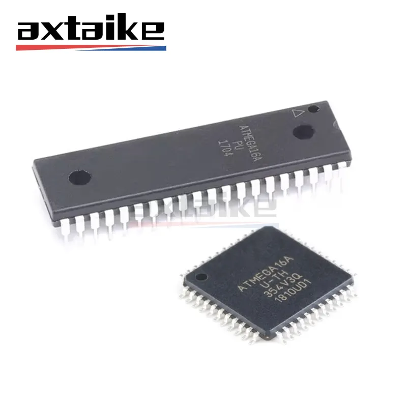 ATMEGA16A DIP-40 TQFP-44 ATMEGA16A-PU ATMEGA16A-AU ATMEGA16A-AUR U-TH 8-bit Microcontroller with 16K Bytes Programmable Chip IC
