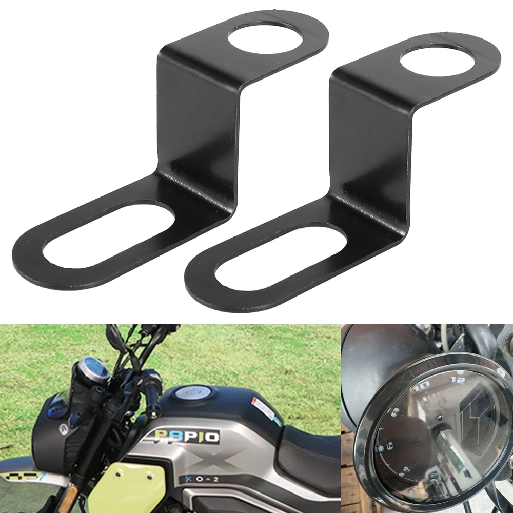 Hinten Motorrad Blinker Unterstützung Halterung Chopper Bobber Für Harley Cafe Racer