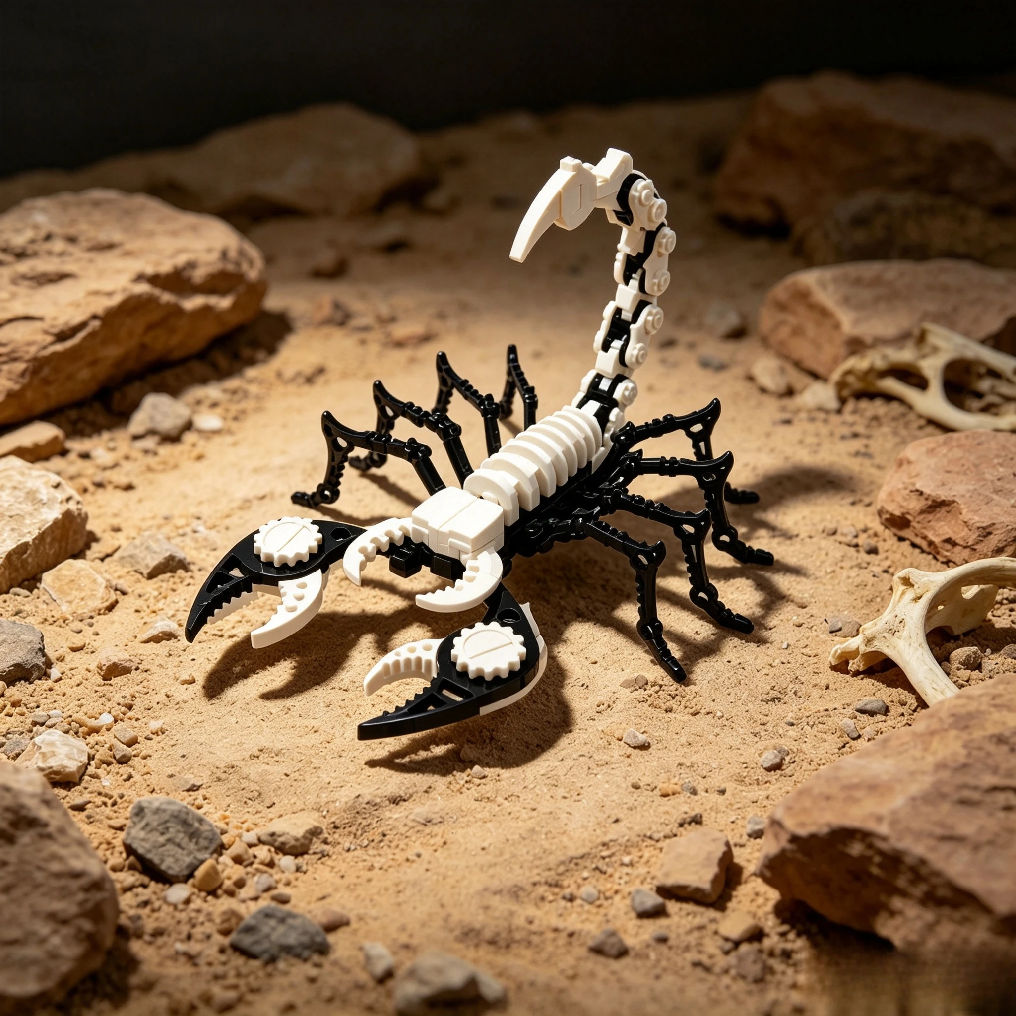 3D Printed Mechanical Scorpion DIY Kit Movable Joint Model Boy Desktop Decor Toy Gift Assembly Set