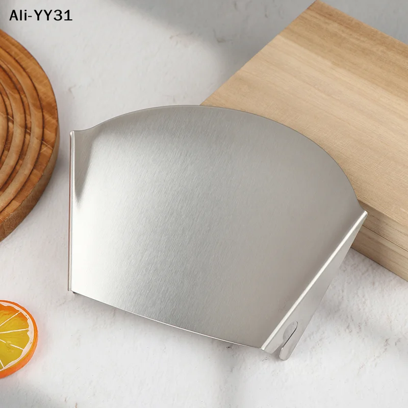 【B31】Auslaufsicherer Schutzschild aus Edelstahl für Mixer, universeller Spritzschutz, Sicherheitsschild für Küchenmaschinen, Sicherheitsschild für die Küche
