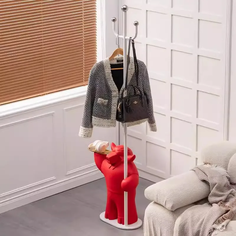 Living room high-end ornaments hanging clothes shelves creative home bedroom Niuniu coat rack