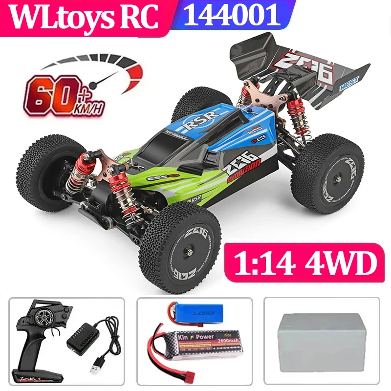WLtoys 124016 124017 144010 75 KM/H 144001 60 KM/H 144016 35 KM/H Rc 4wd High Speed Atv Remote Control Rc Cars for Adults Toys