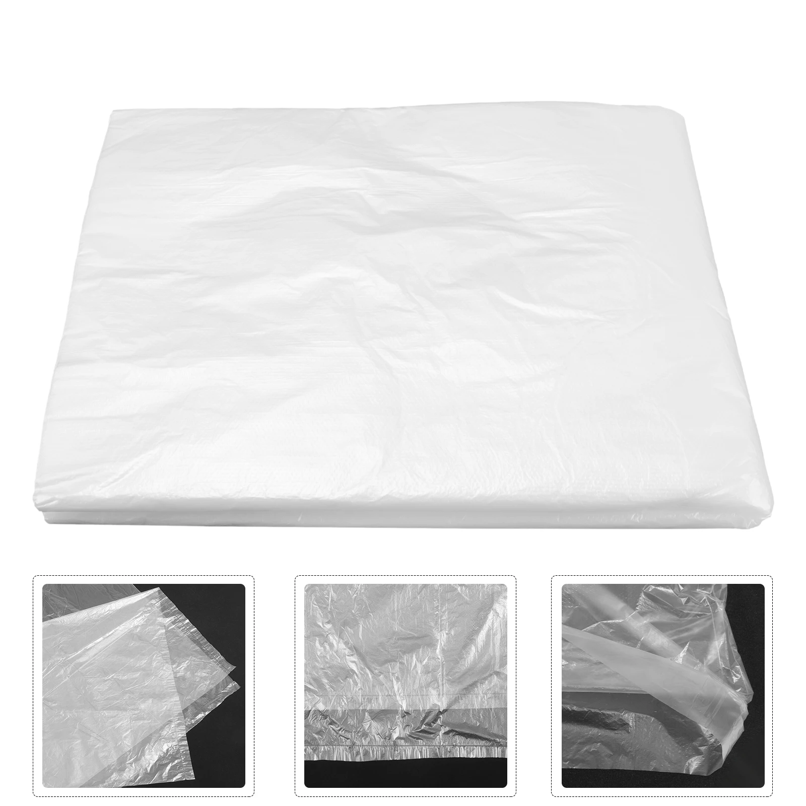 

80pcs 1 Pack 65X75Cm Bath Bags Disposable Thickened Pe Soak Pouch Pedicure Protection For Home Salon Spa Shop Footcare Bag