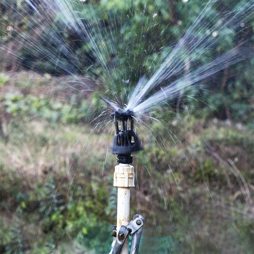 External Rotation Rocking Nozzle Sprinkler Plastic Wide Coverage Garden Lawn Flower Irrigation Tool for Home Farm Agriculture