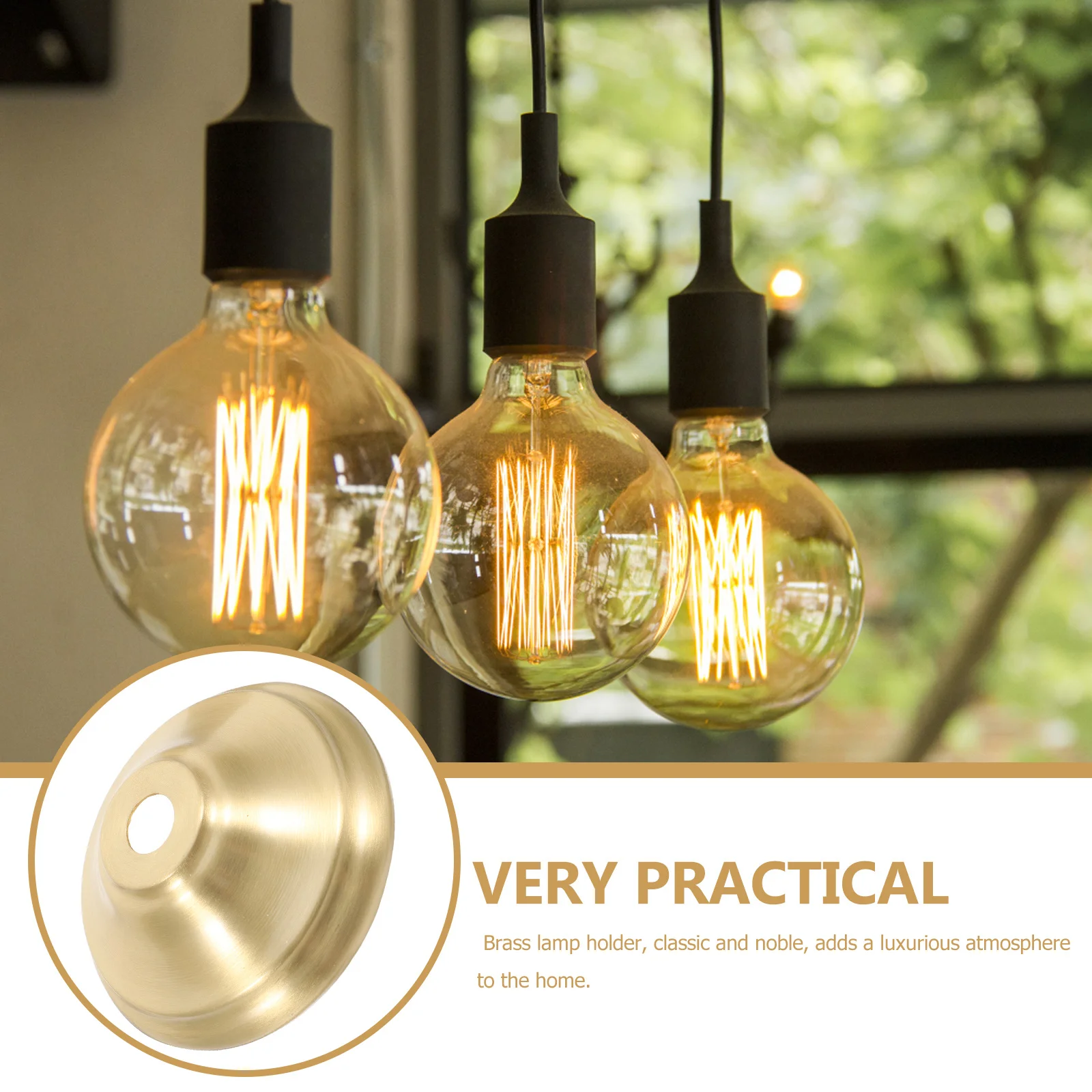 1 قطعة حامل النحاس النقي كوب النحاس لتقوم بها بنفسك تركيب المصابيح الحديثة نهائي ل جدار السقف الجدول غطاء مصباح Led لمبة أنبوب مصباح ديكور