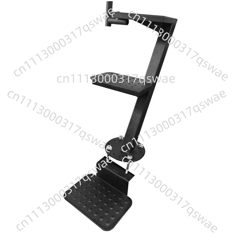 Heavy Duty Third Step Marine Trailer Step with Safety Handle Non-slip Surface Universal Tongue Pedal