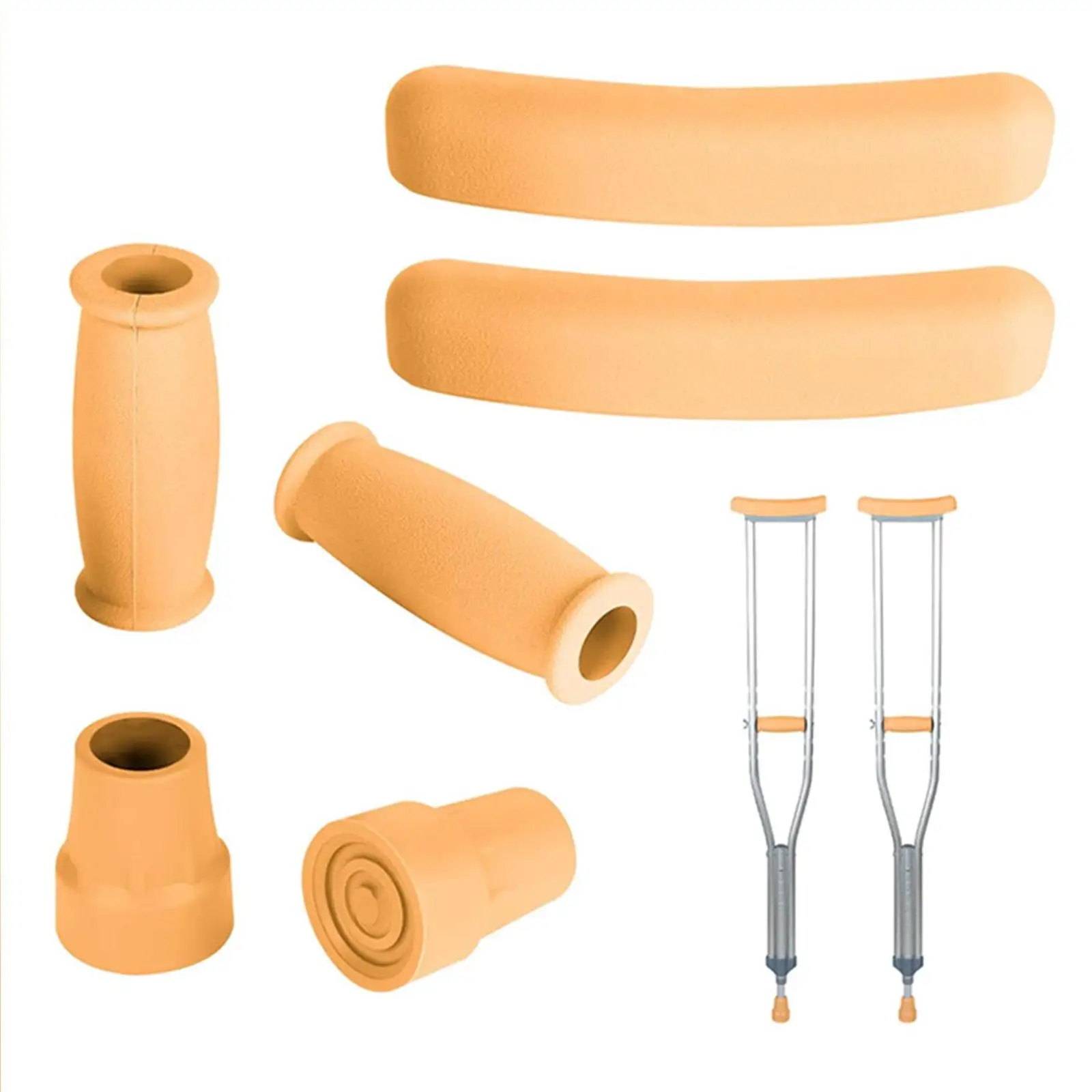 

3Pcs Crutch Pads Crutches Accessories Crutch Tips Crutches Cushion Set for Adults Senior Women Walking Arm Crutches Kids