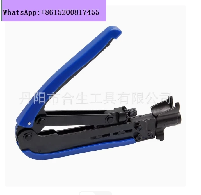 Cable coaxial CATV RG59 RG6 RG11 herramienta de engarzado alicate de compresión conector F BNC RCA
