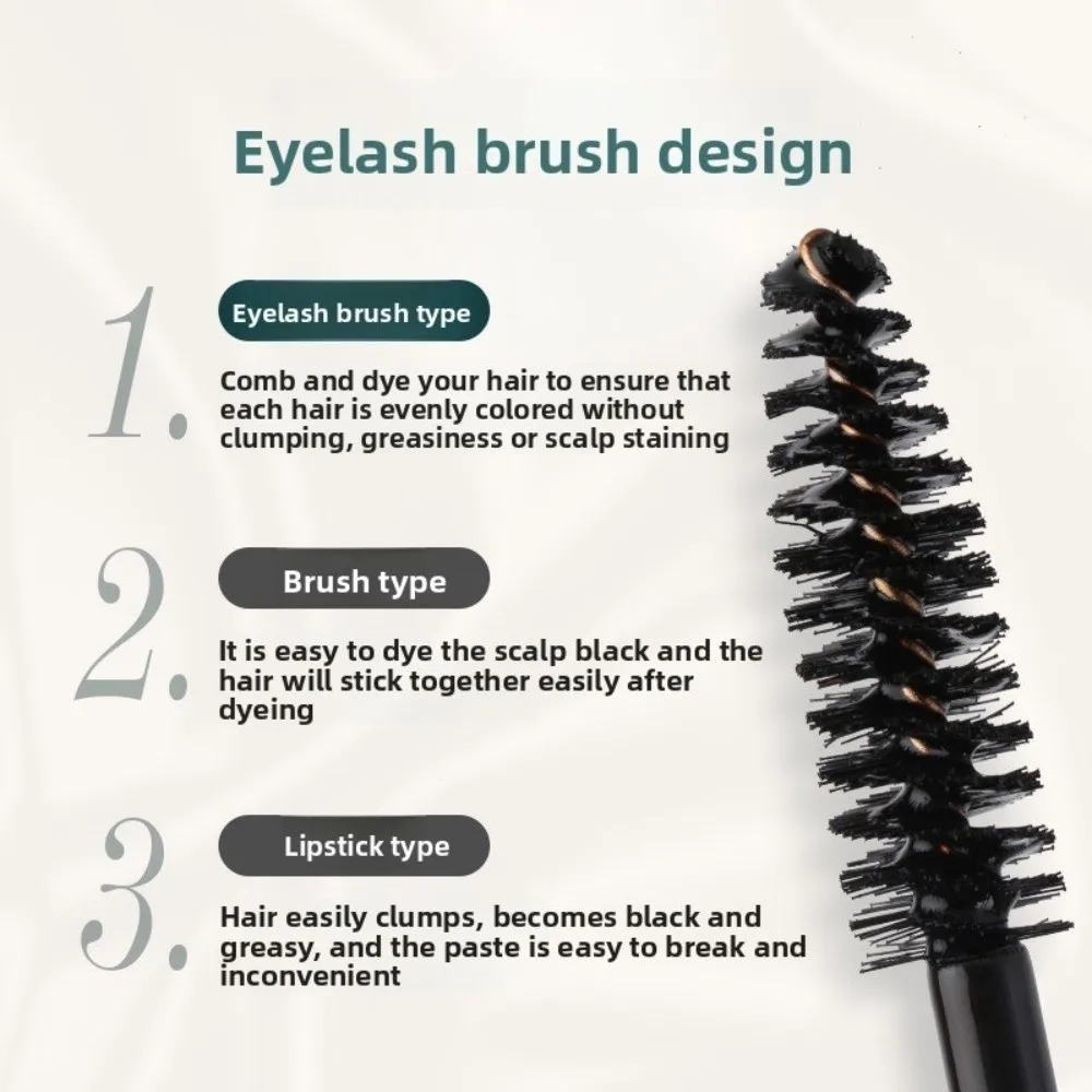 

Натуральный одноразовый карандаш для окрашивания волос, моющийся, нетоксичный, водостойкий, временный, для закрашивания седины, для женщин и мужчин