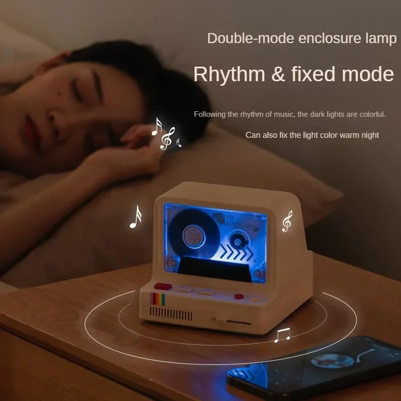 الكلاسيكية كاسيت نمط سمّاعات بلوتوث رائحة وظيفة الرجعية تصميم متعدد الوظائف