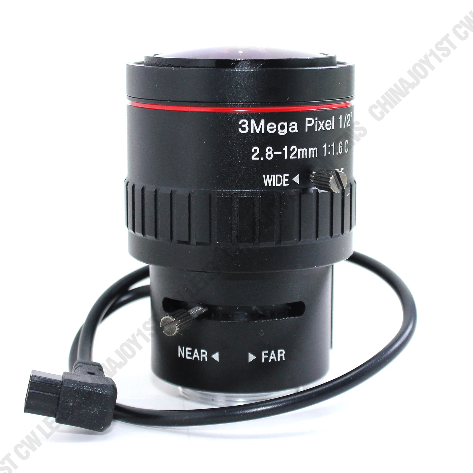 3Mega Pixel 2.8-12mm lens Industrial Lens C Mount Auto DC iris Aperture FA Lens IR 1/2