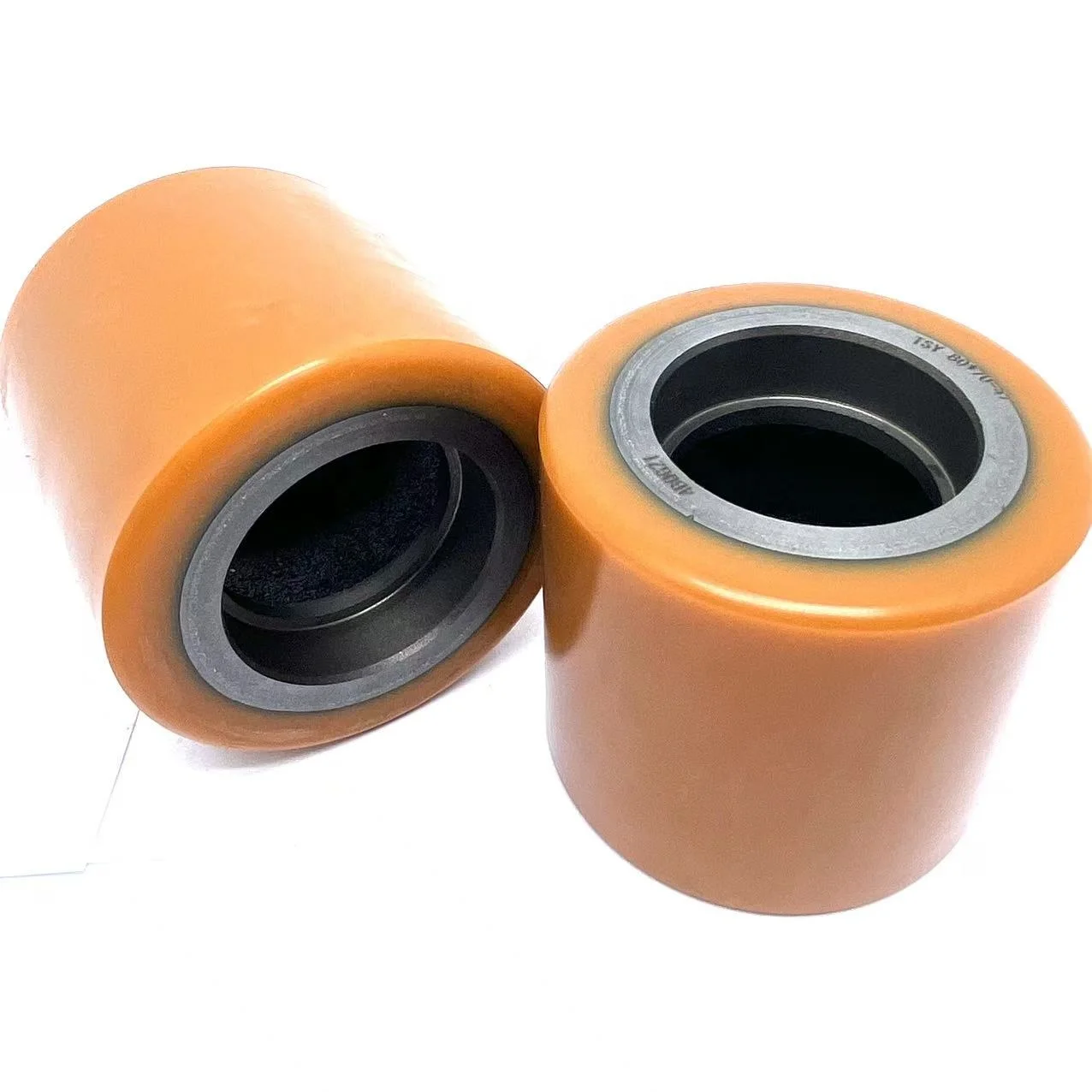 

Polyurethane Forklift Load Wheel Roller 80x70 47mm Universal Replacement for Pallet Truck Stacker Reach Truck Warehouse Use