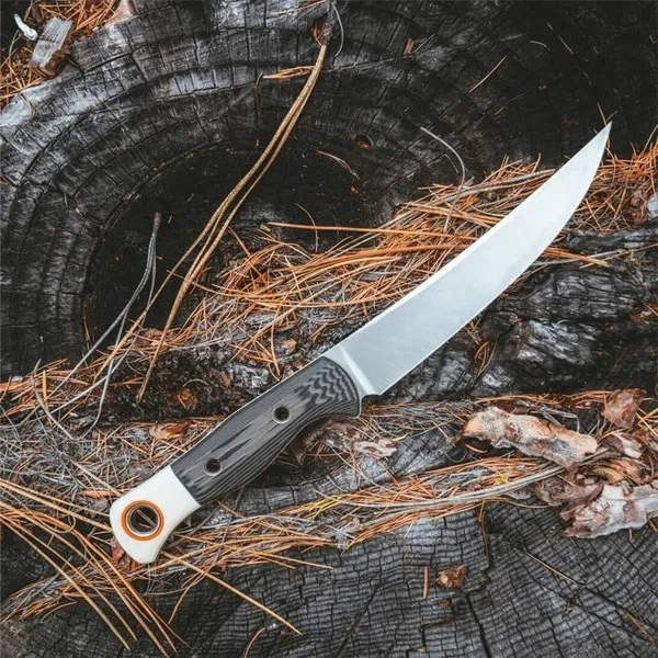 

BM 15500 Meatcrafter Fixed Blade Knife D2 Blade Two-color G10 Handle with Kydex Sheath Outdoor Tactical Hunting Straight Knife