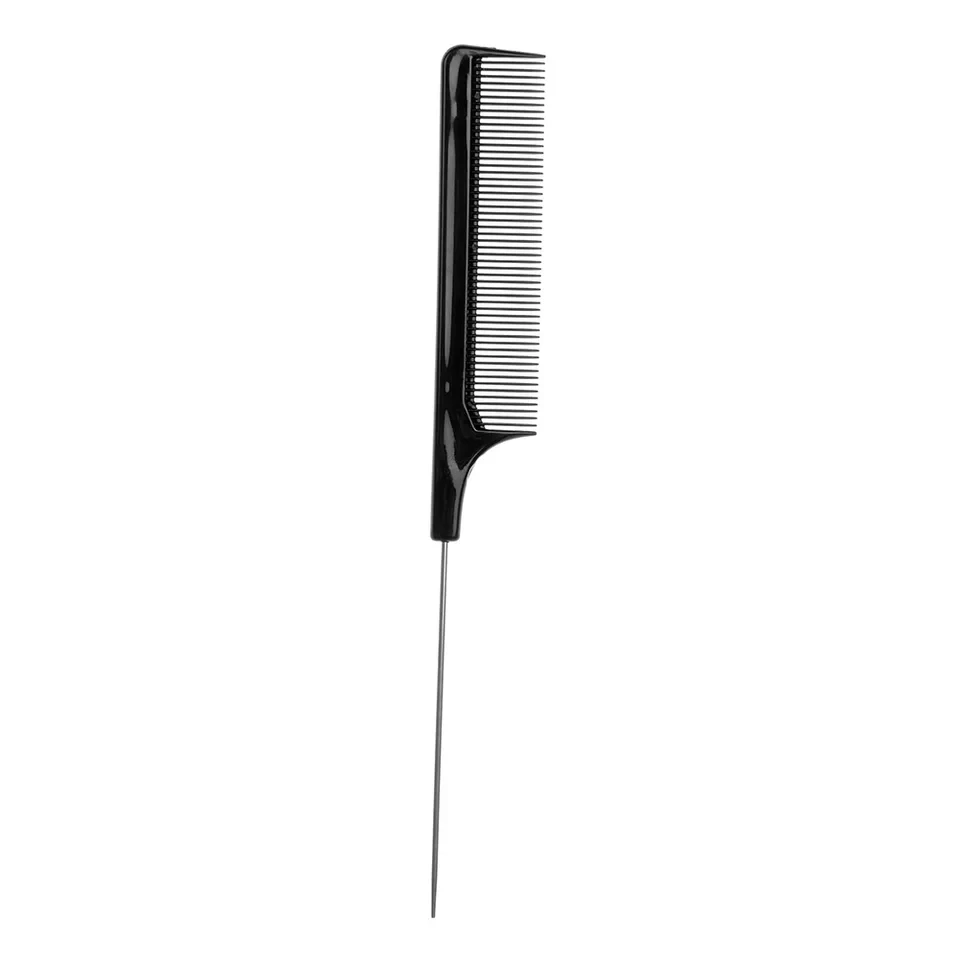 

Professional Hair Tail Combs Stainless Steel Salon Cut Styling Comb Spiked Hair Care Styling Tools Barber Accessories Fine Teeth