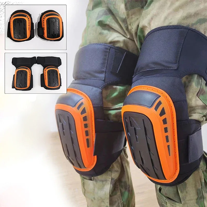 Work Knee Pads Adjustable Wear Resistant Anti-slip Silicone Knee Pads Outdoor Gardening Industrial Construction Knee Pads