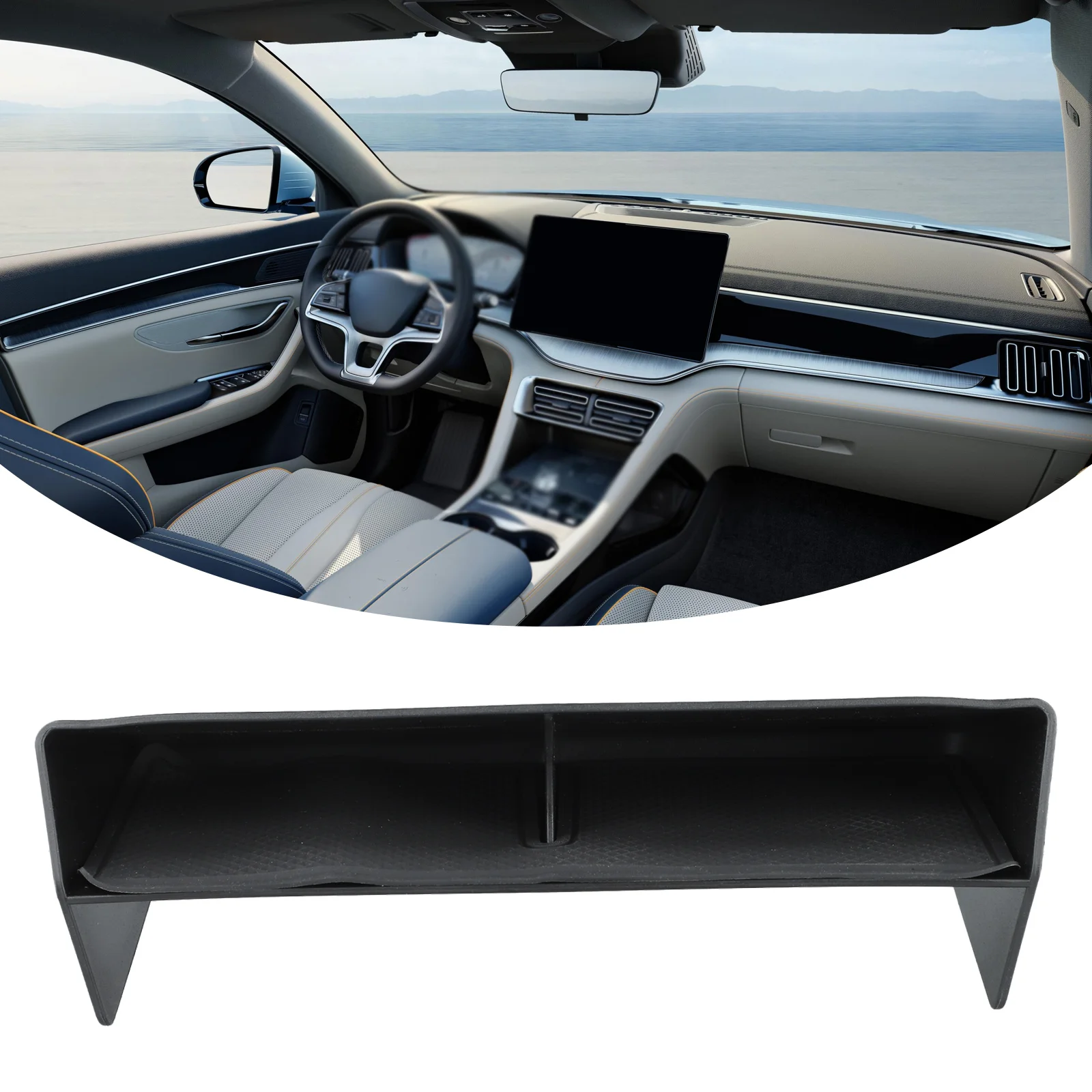 

2024 2025 Storage Box Seal U Central Box Car Interior Automotive Accessories Direct Replacement Easy Installation High Strength